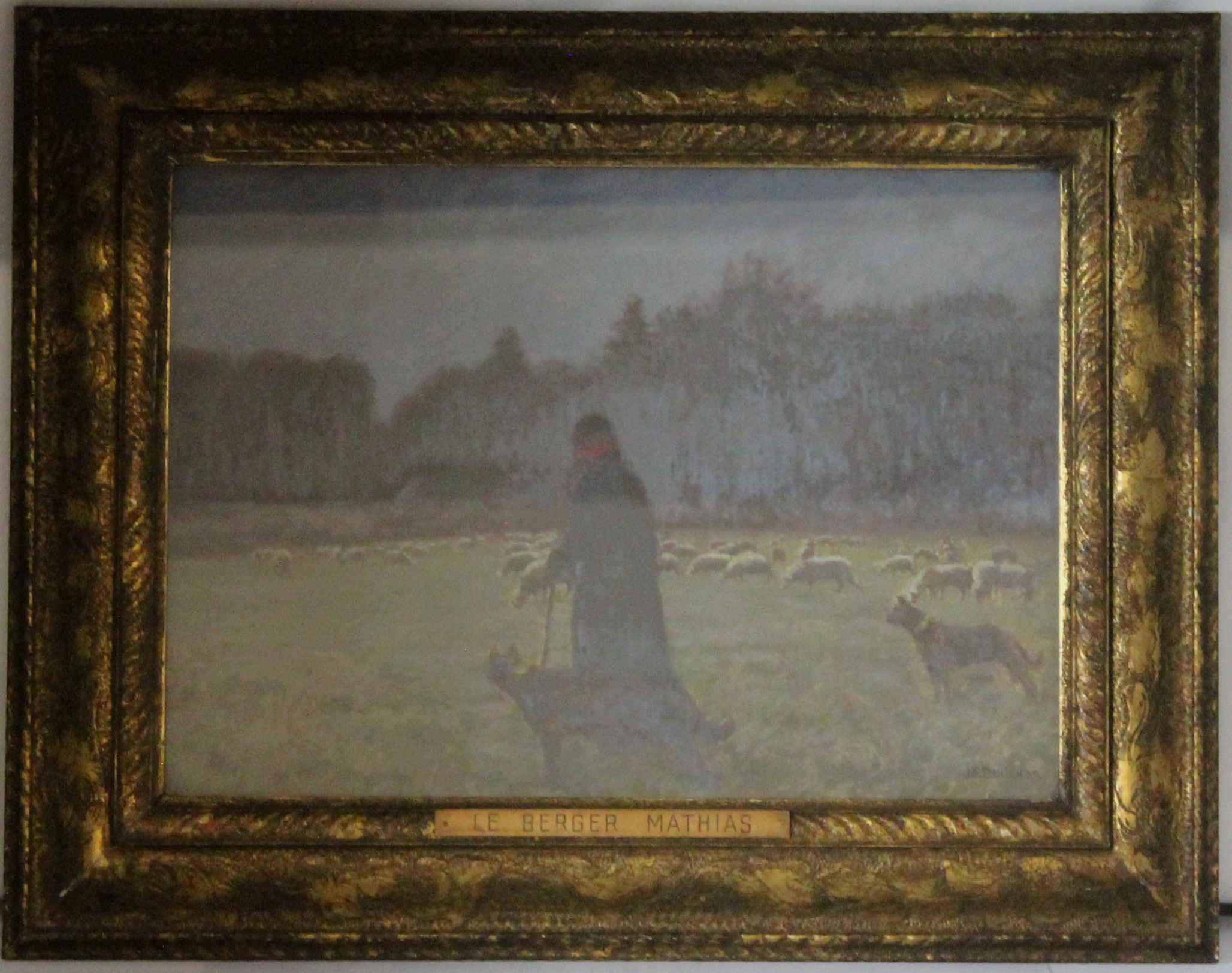 Le berger Mathias (titre ancien cartel) ; Scène située en Ile-de-France (titre inventaire 1936)